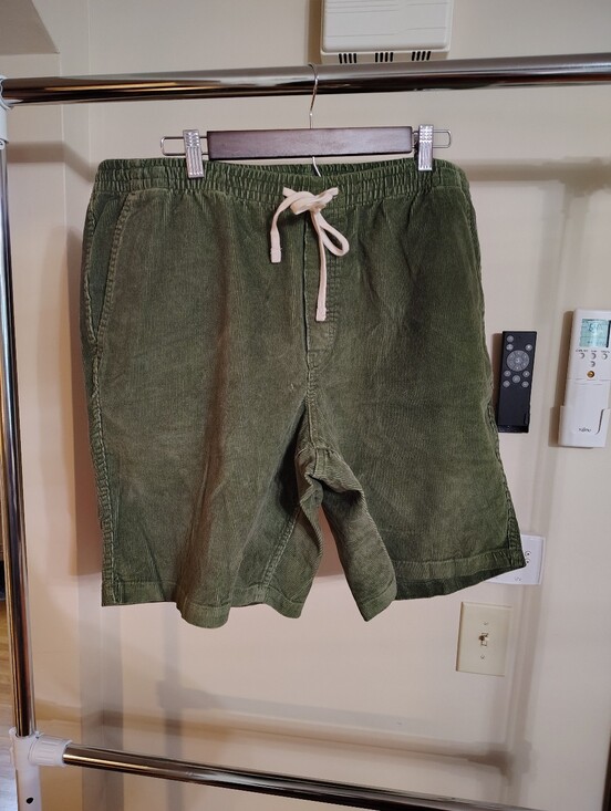 Lands' End Other - Lands' End Olive Corduroy Drawstring Men's Shorts